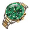 Luxury Chronograph Watch (Green Dial)