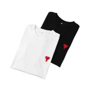 featured Heart Logo T-Shirt (White / Black)