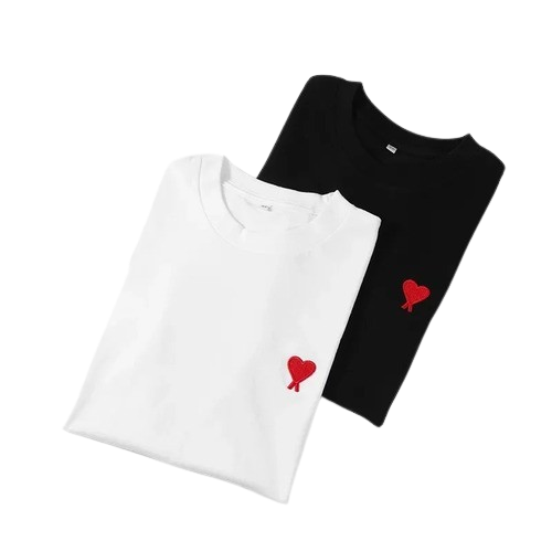 Heart Logo T-Shirt (White / Black)