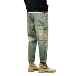 featured Utility Cargo Denim Jeans